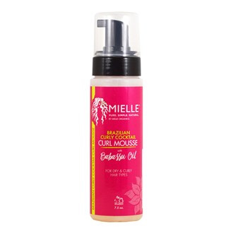 MIELLE ORGANICS Babassu Brazillian Curly Cocktail Curl Mousse ( 7.5oz), Sareya Beauty Supply, Beauty Supply Store near Me, Beauty Supply Store in Calgary, Beauty Supply, Mielle